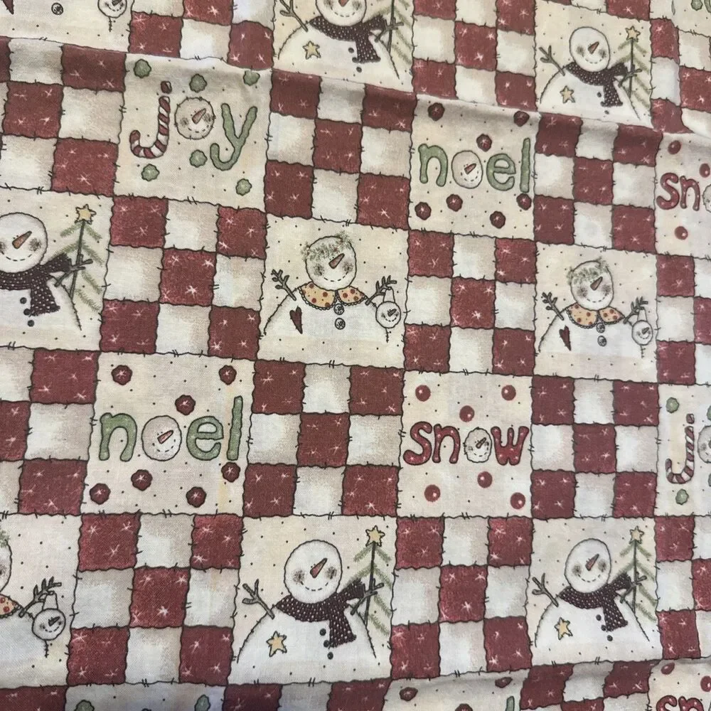2 Christmas Themed Pillowcases, Handmade,Standard,Cotton